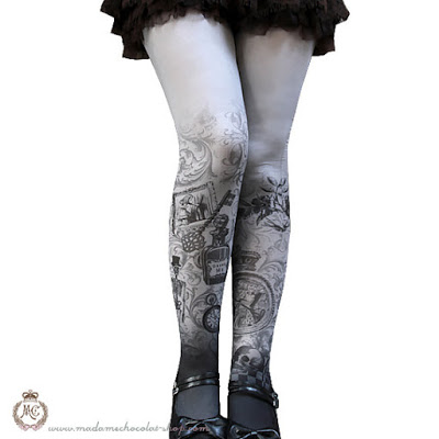 Cute and Cool Gothic and Victorian Tights from Violet Fane - Goth