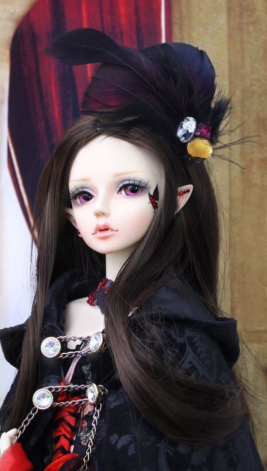 GB Gothic Background Photography For For 16" AOD BJD Doll similiar size Doll