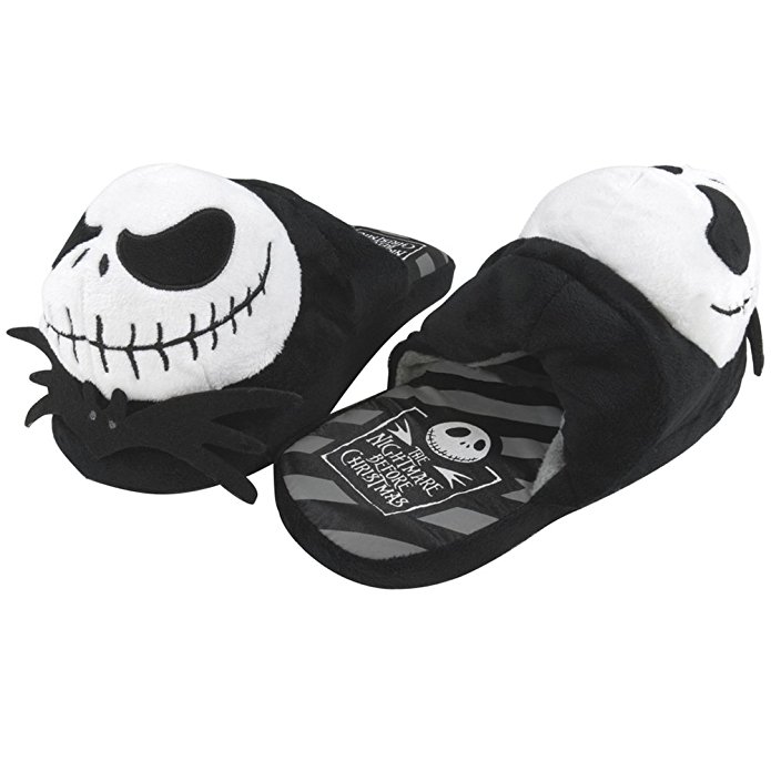 Cozy Nightmare Before Christmas Slippers for Cold Winter Nights - Goth ...