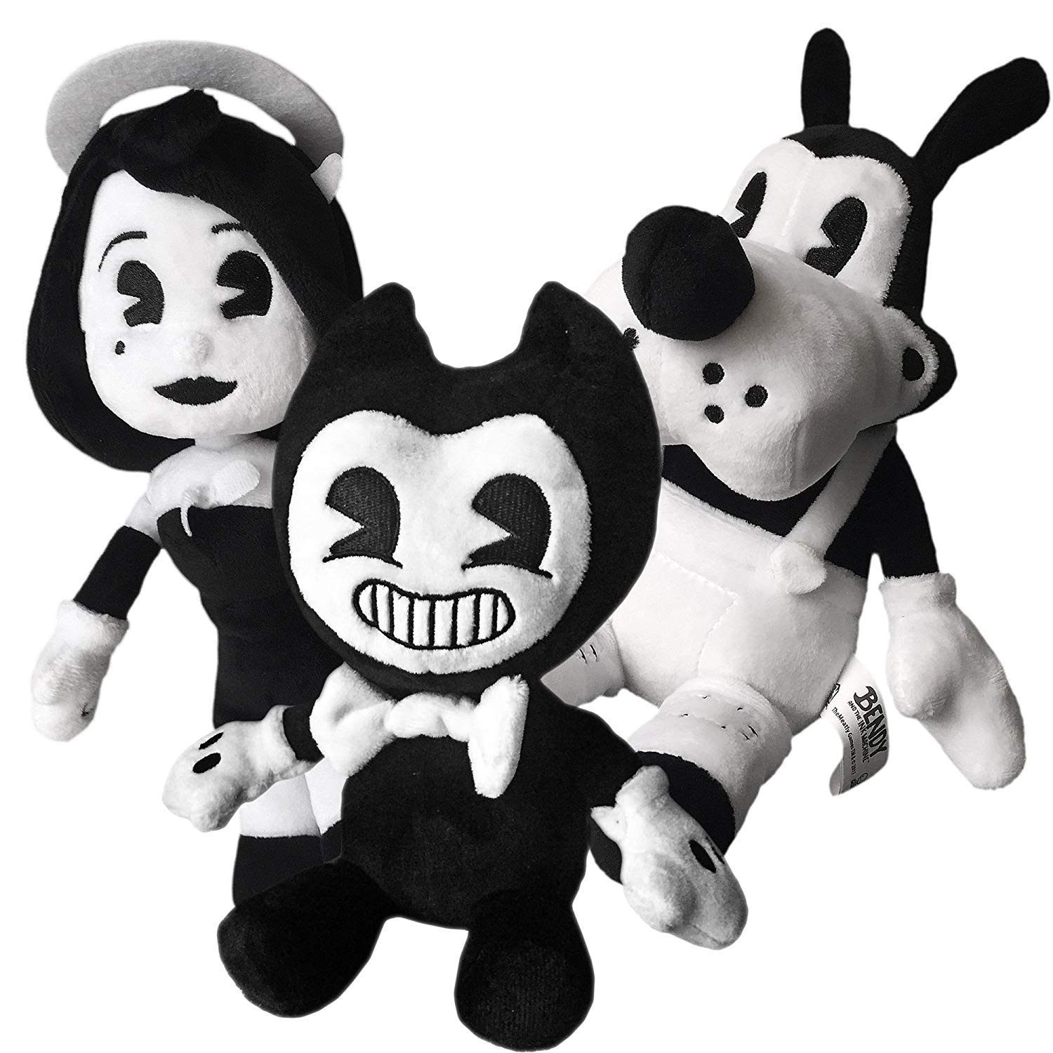 INK BENDY Plush 8 Black & White Bendy and the Ink Machine NEW
