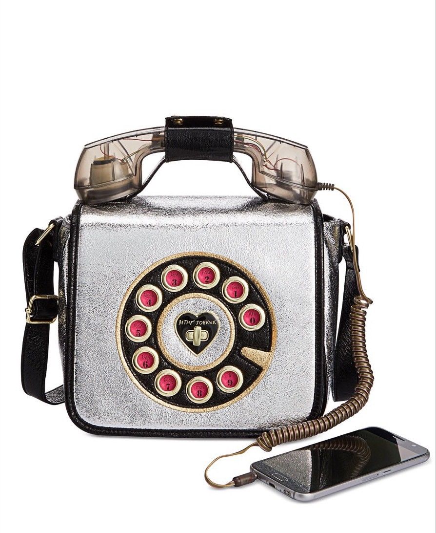 Retro Telephone Purses from That Wacky Betsey Johnson - Goth Shopaholic