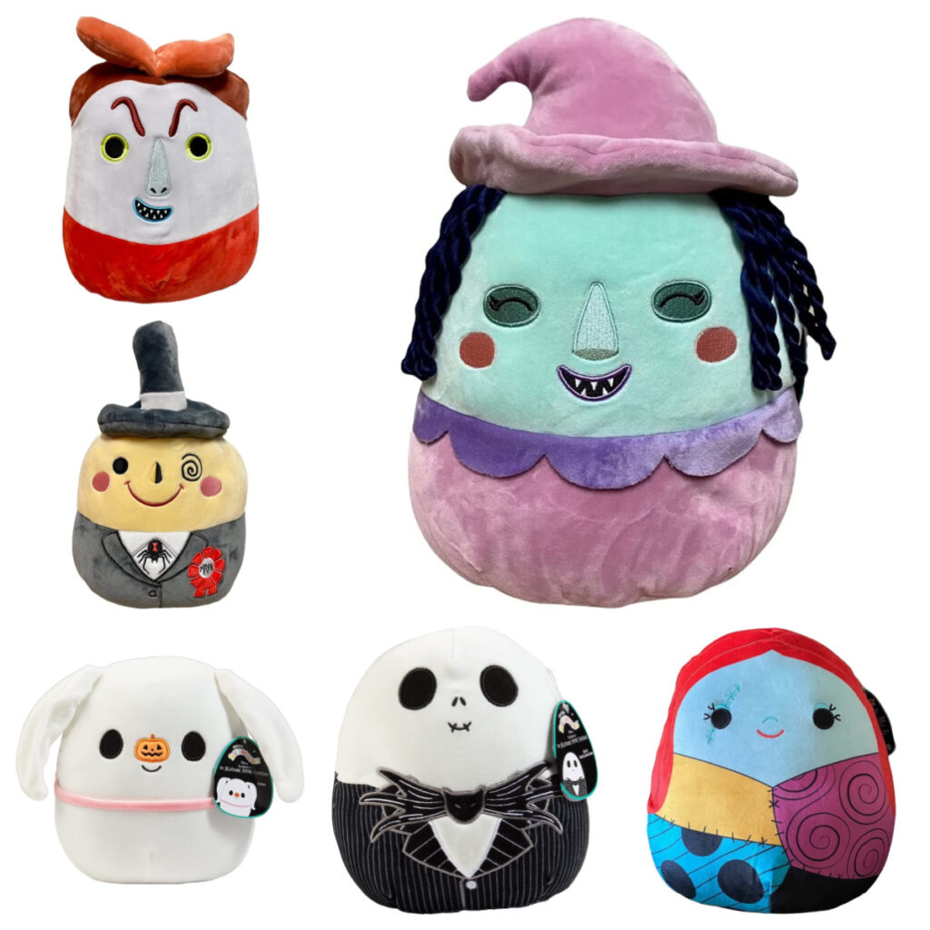 Nightmare Before Christmas Squishmallows to Clutch and Cuddle on Scary ...